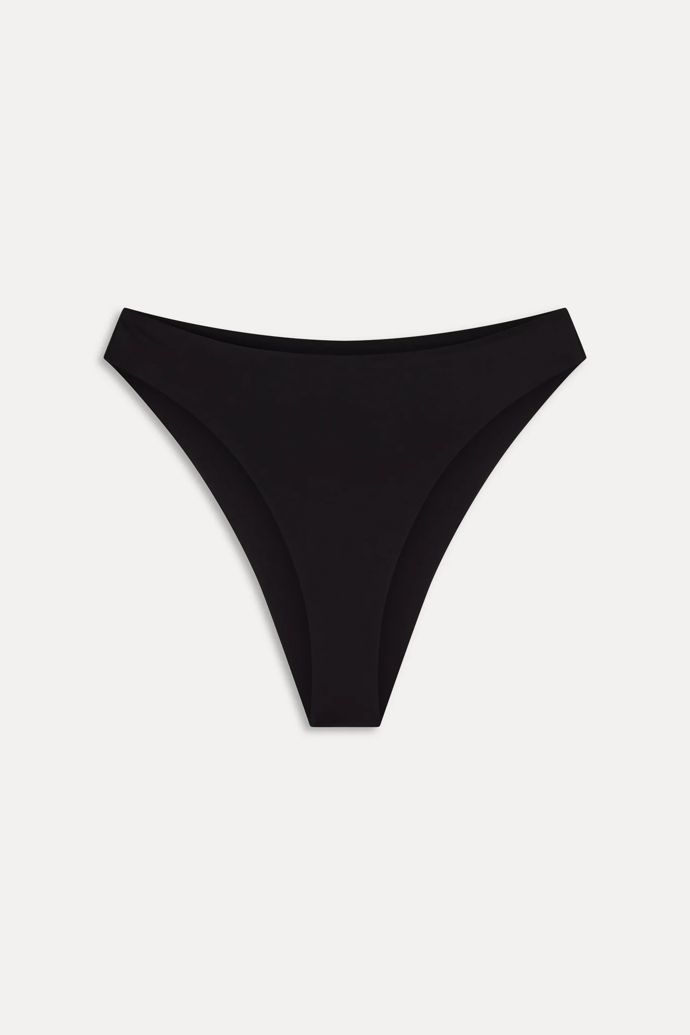 Beck High Waisted Bikini Bottom - Black - Image 3
