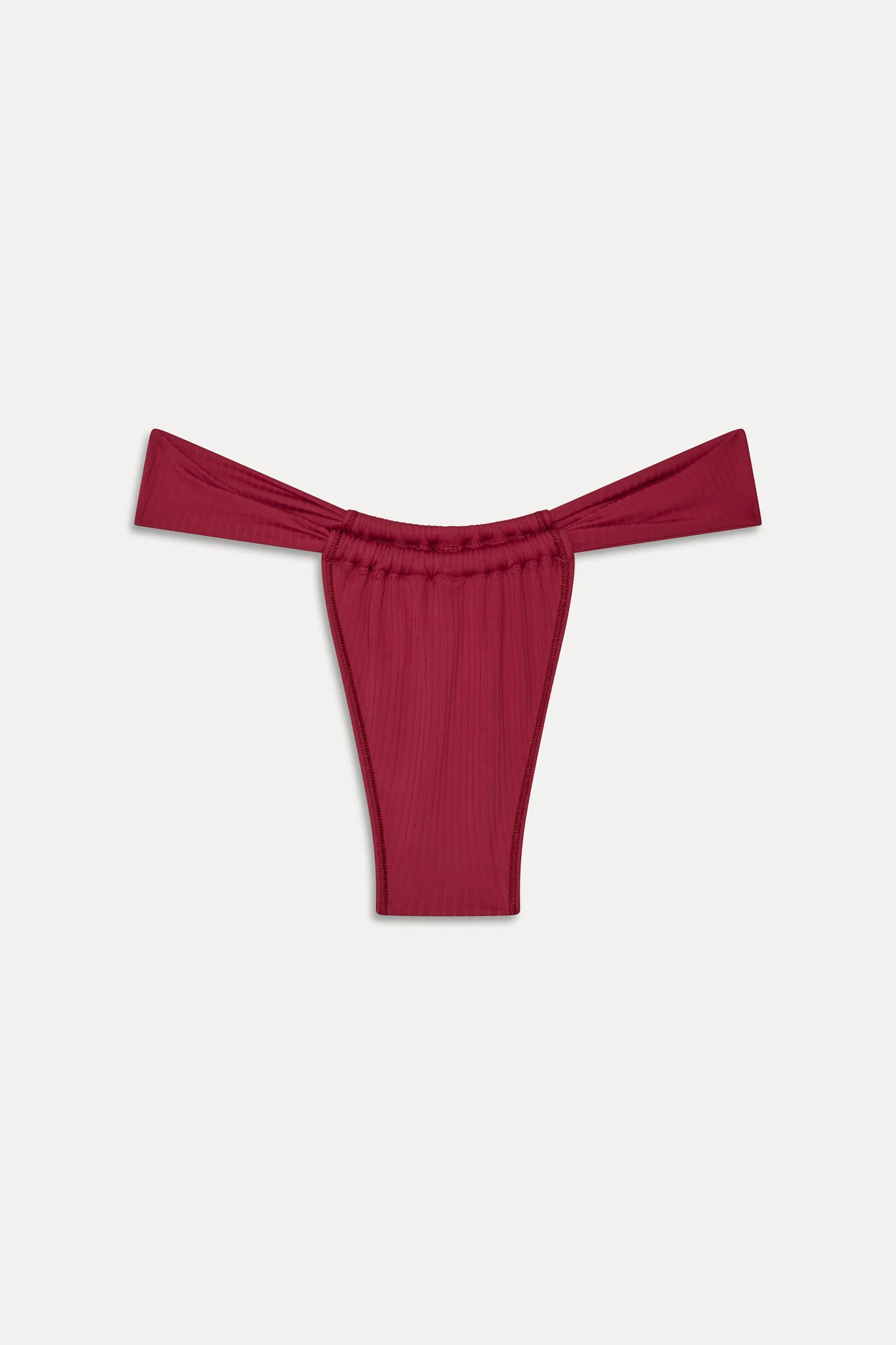 Beckett Micro Bikini Bottom - Vino - Image 3