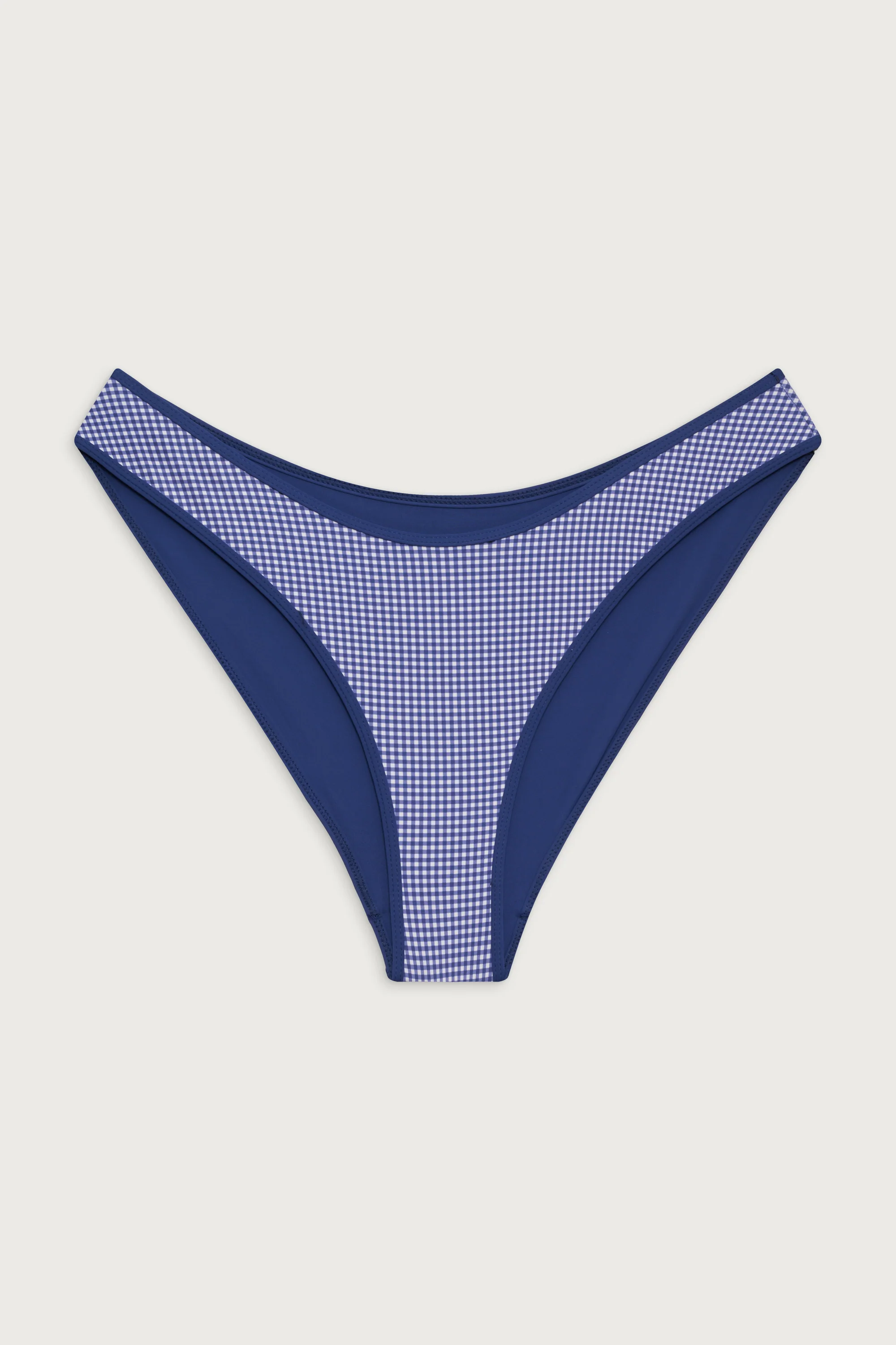 Catalina Full Coverage Bikini Bottom - Sailor Gingham - Image 3