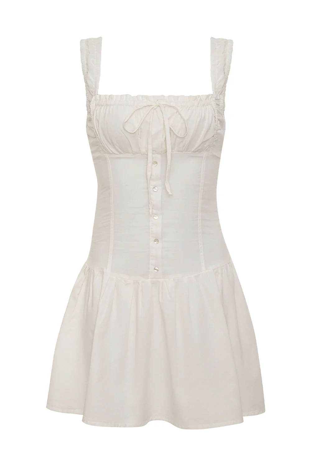 Christa Ruffle Mini Dress - Sunrose - Image 3