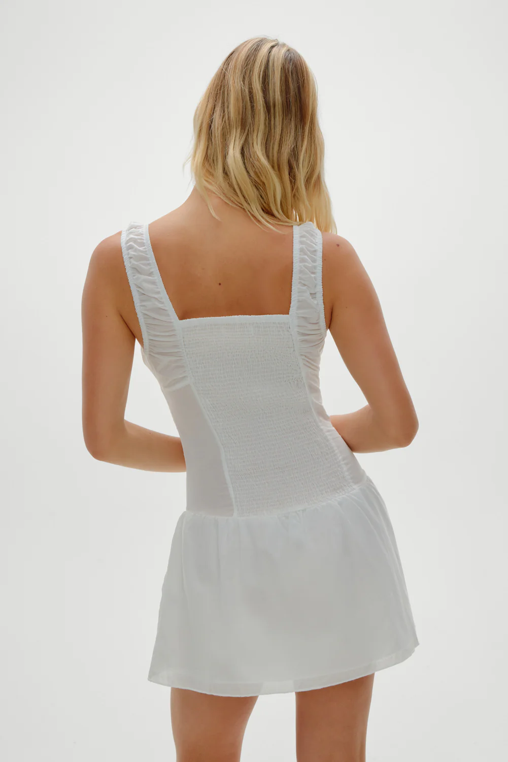 Christa Ruffle Mini Dress - Sunrose - Image 5