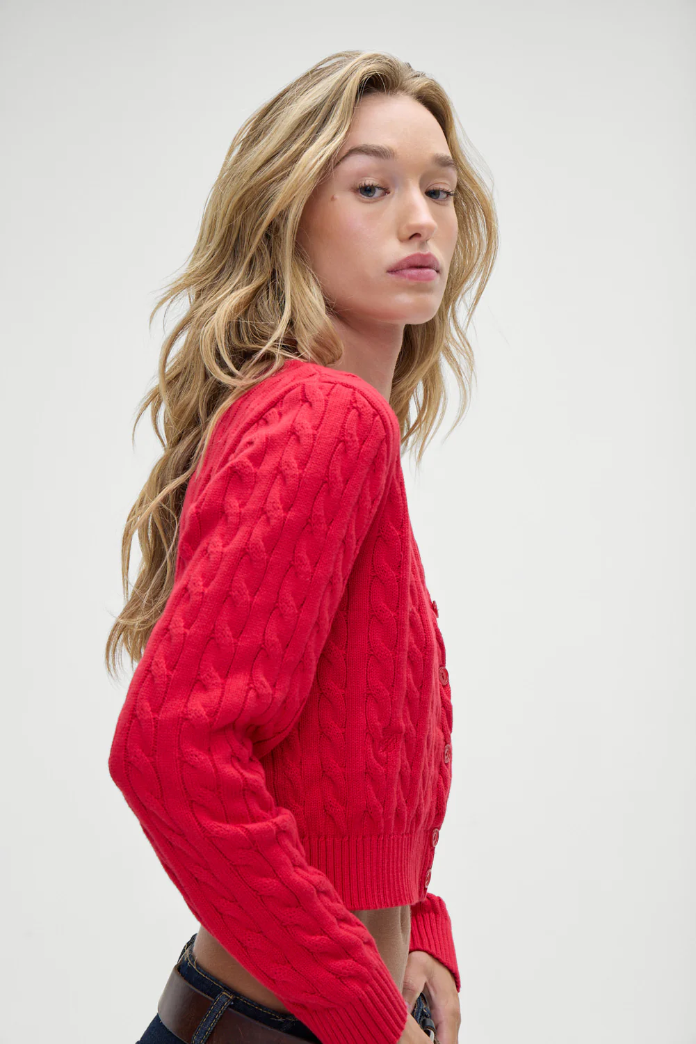 Dudley Cable Knit Cardigan - Heartstrings - Image 8