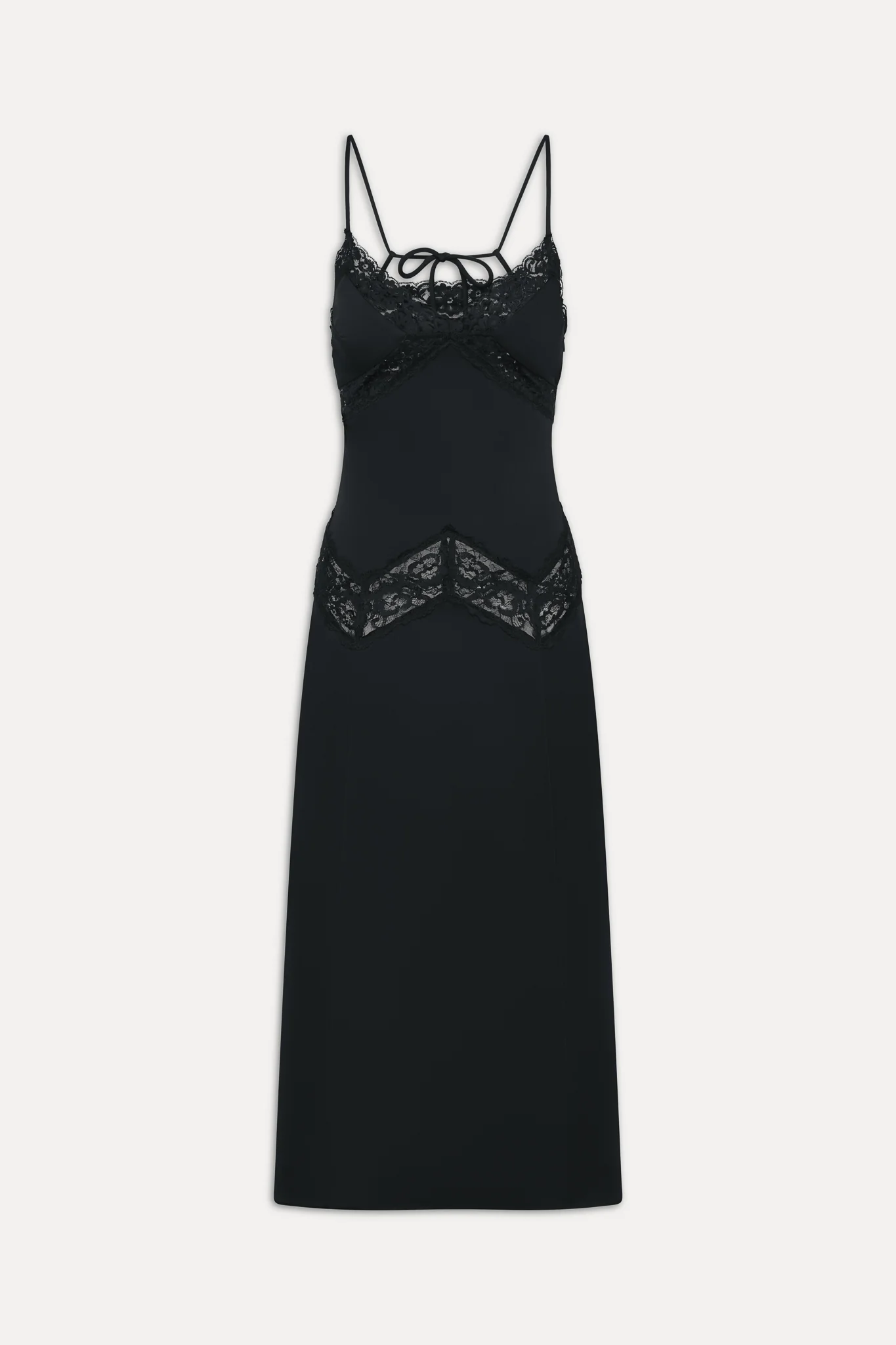 Ethereal Satin Lace Maxi Dress - Meet Me At Dusk - Image 3