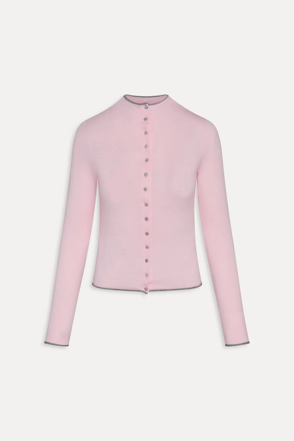 Leo Knit Button Up Cardigan - Rosette - Image 3