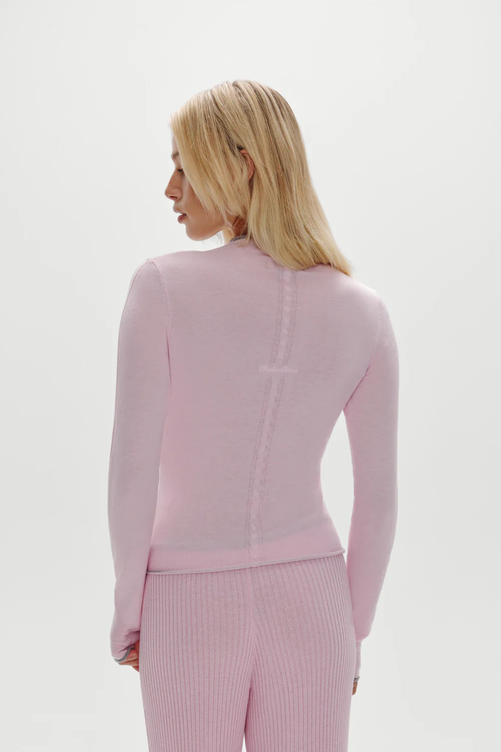 Leo Knit Button Up Cardigan - Rosette - Image 5