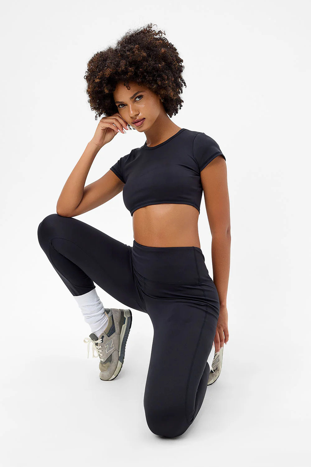 Lively High Waist Legging - Black - Image 5