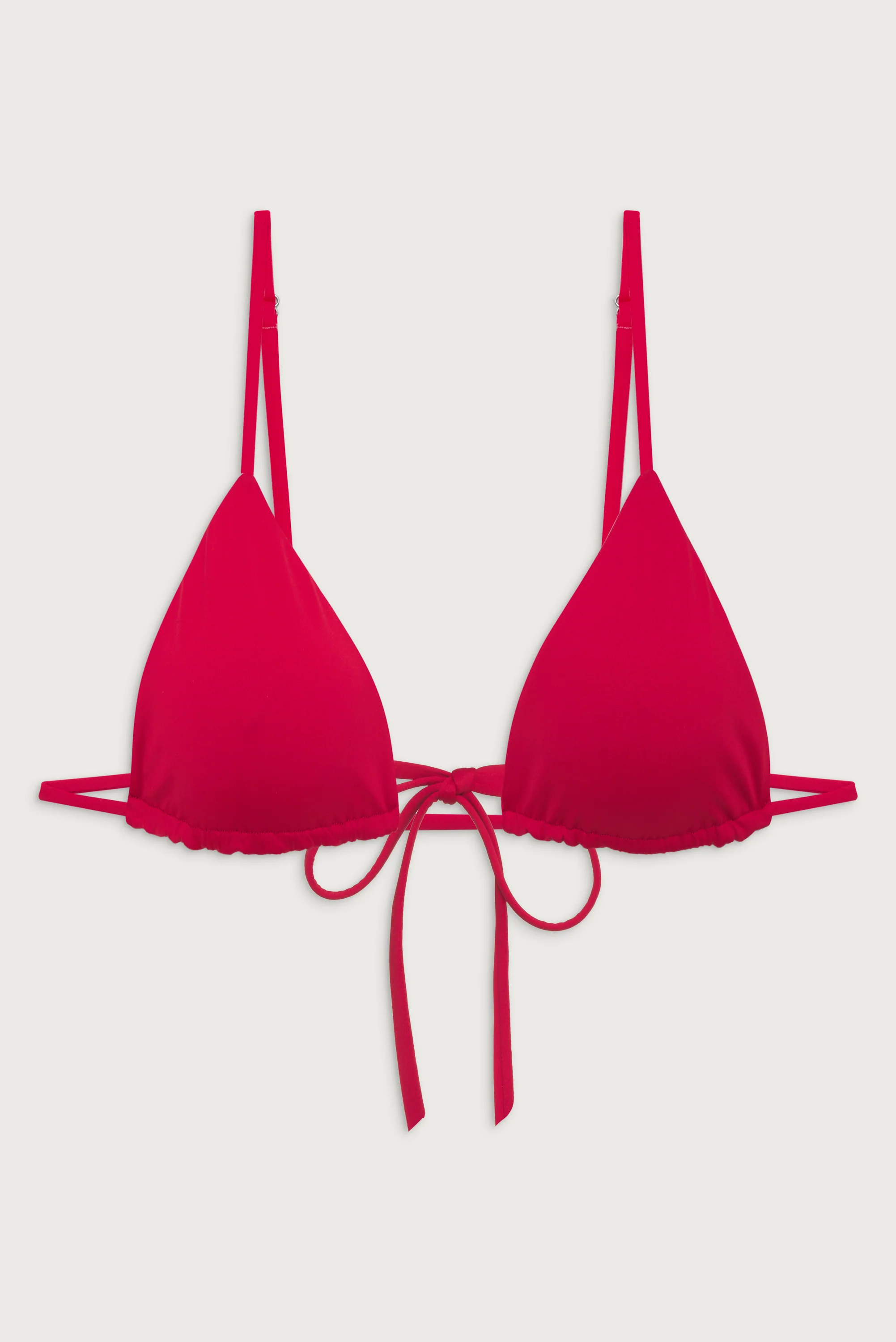 Lumia Triangle Bikini Top - True Red - Image 3