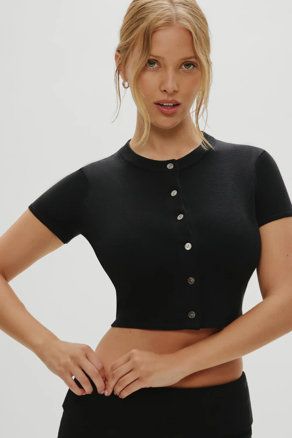 x Khy Oakley Cloud Knit Cardigan - Midnight Serenade - Image 5